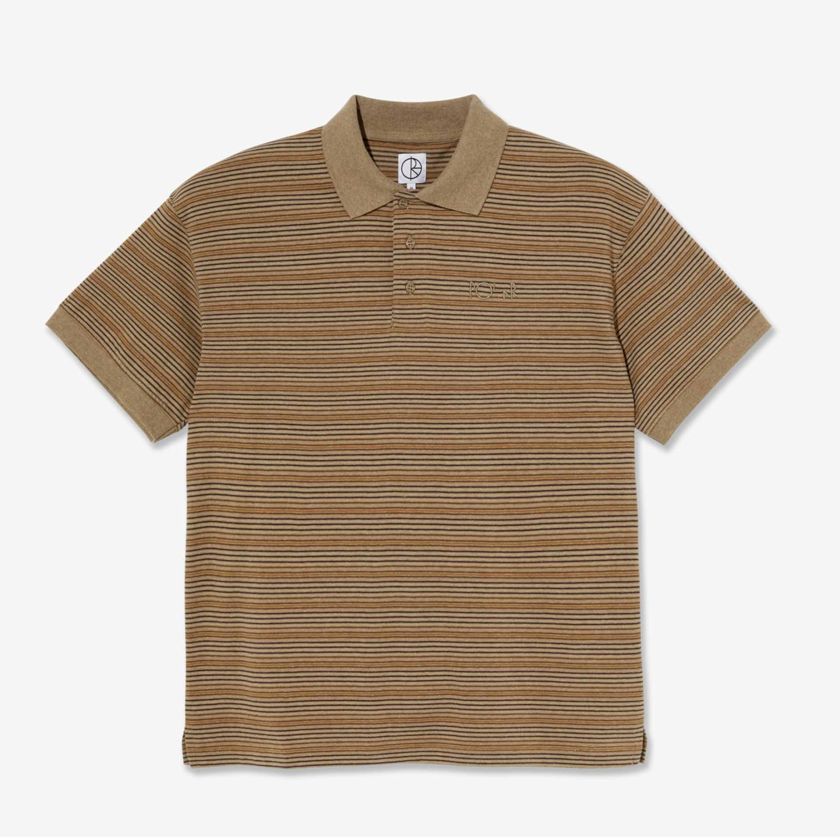 Polar Skate Co. - Stripe Polo Shirt - Camel