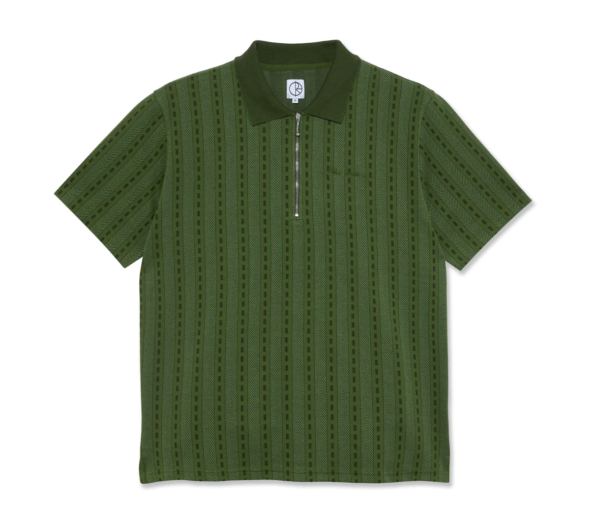 Polar Skate Co. - Road Zip Polo Shirt - Dark Green