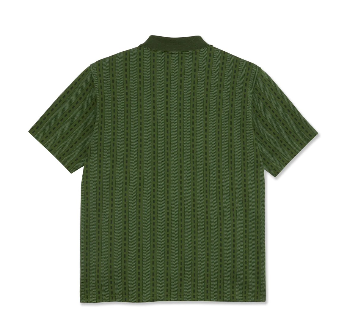 Polar Skate Co. - Road Zip Polo Shirt - Dark Green