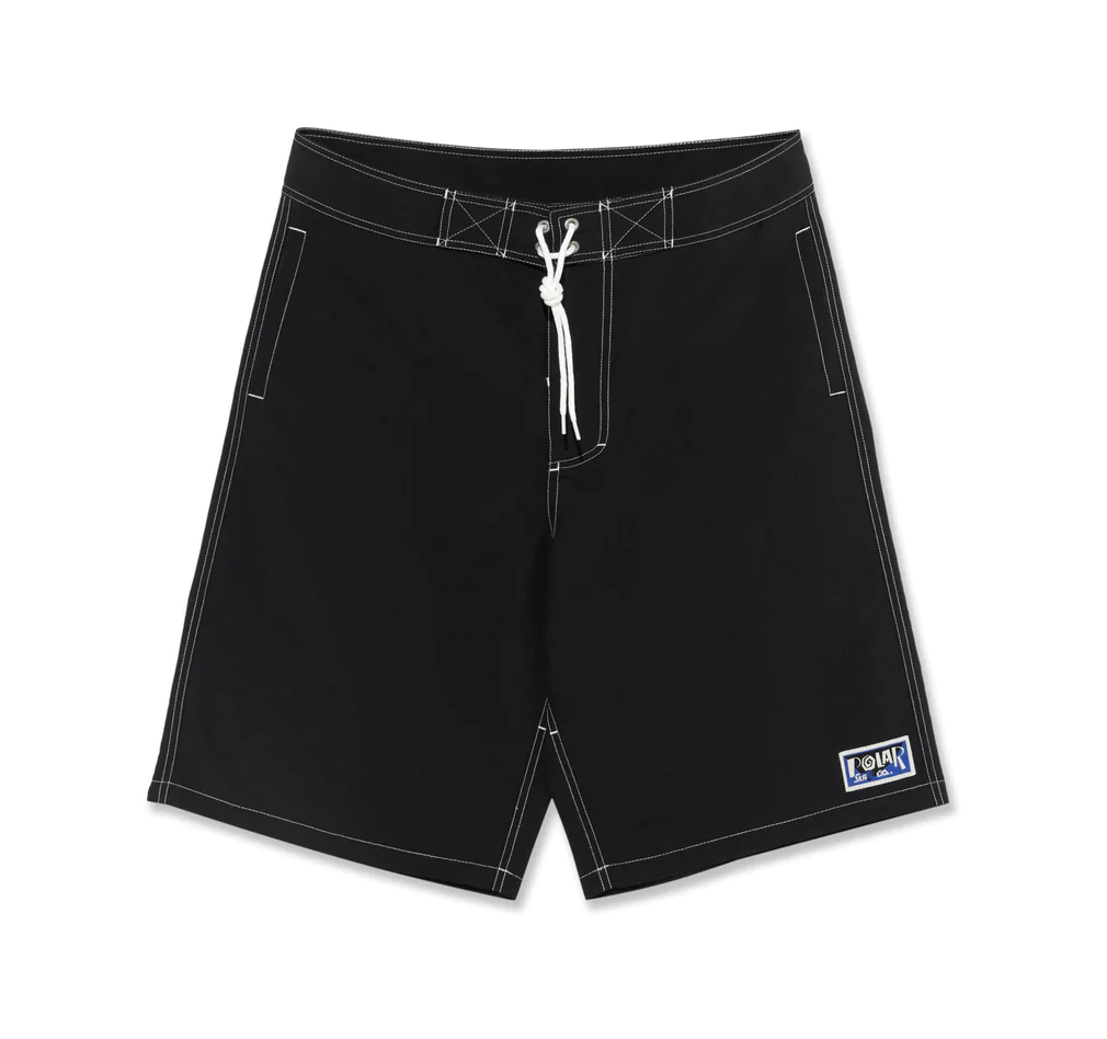 Polar Skate Co. - Spiral Surf Swim Shorts - Black