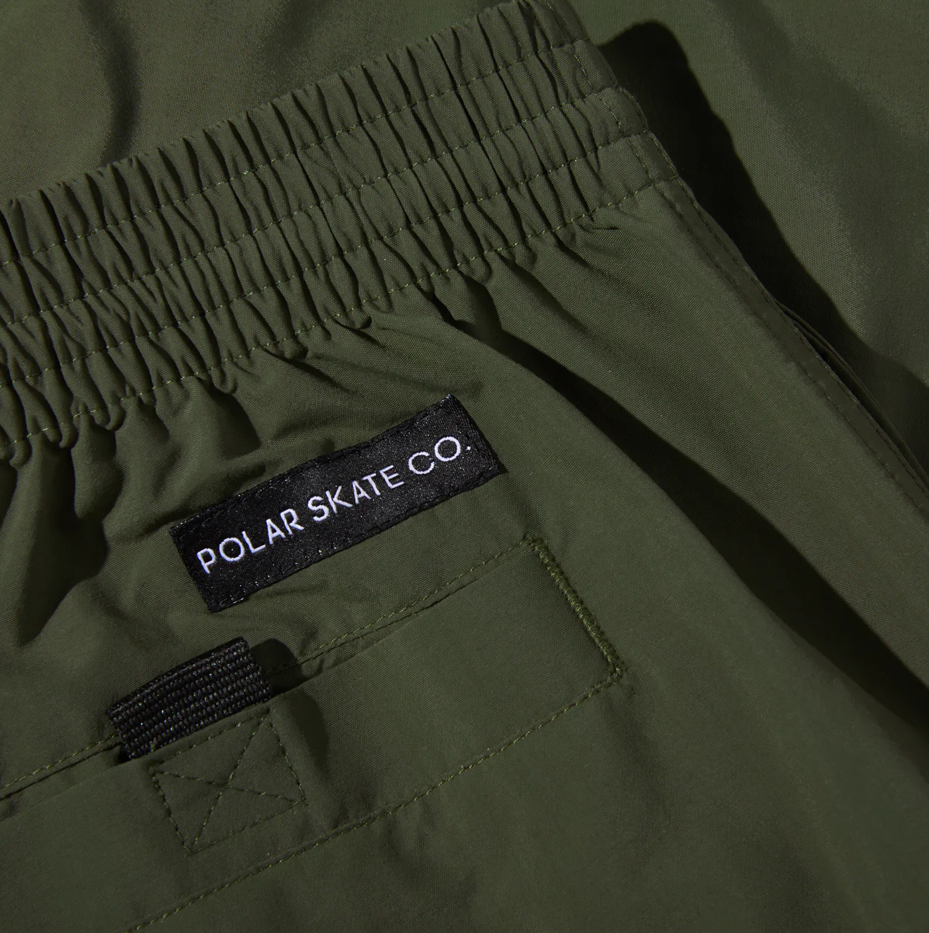 Polar Skate Co. - Utility Swim Shorts - Dark Olive