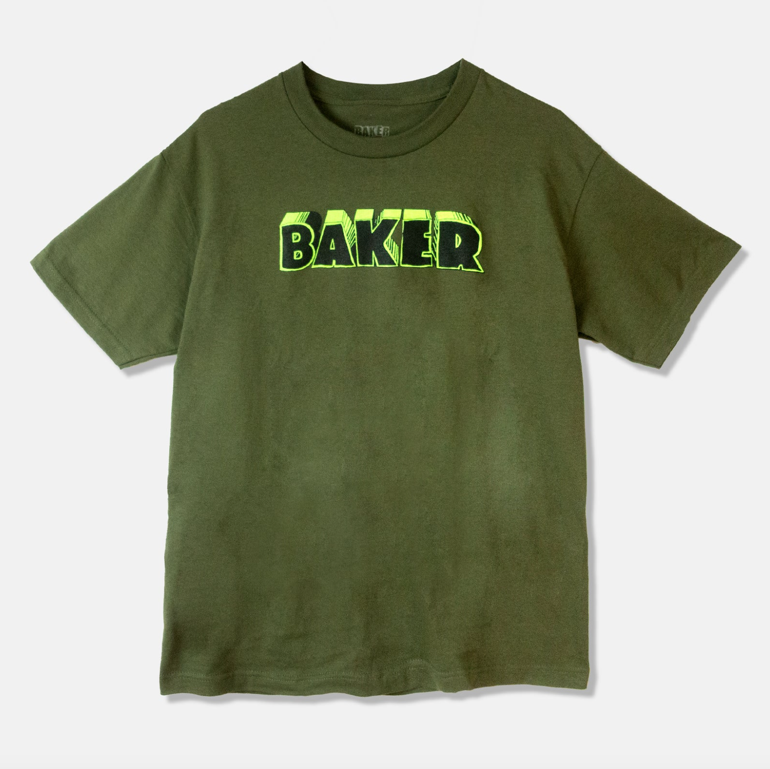 Baker Skateboards - Bold Tee - Military Green