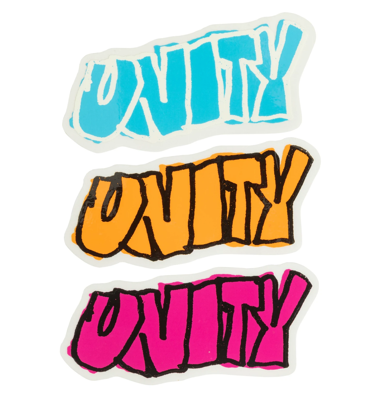 Unity Skateboards - Letters Sticker Medium