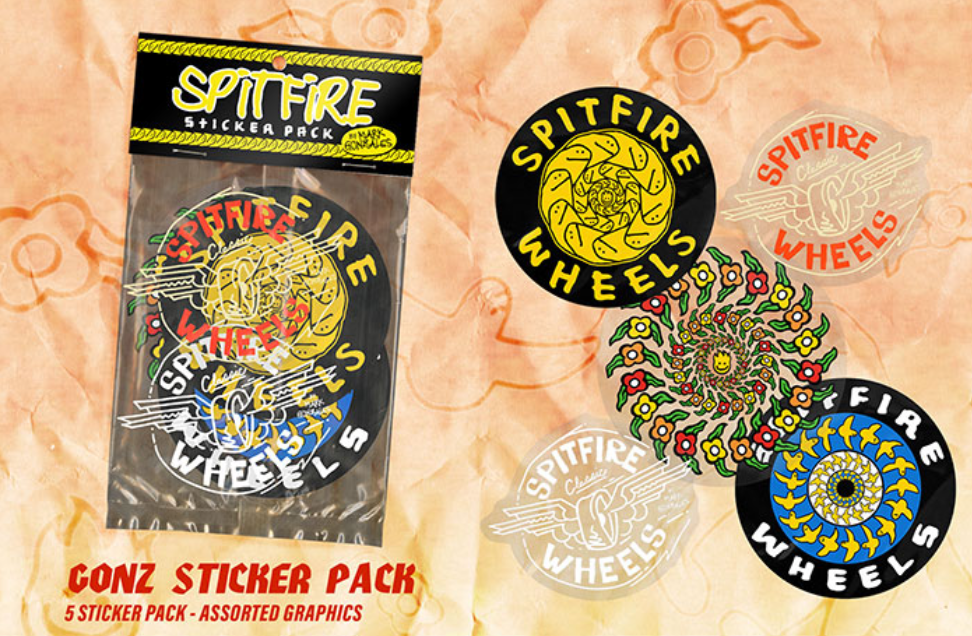 Spitfire Wheels - Gonz Sticker 5-Pack