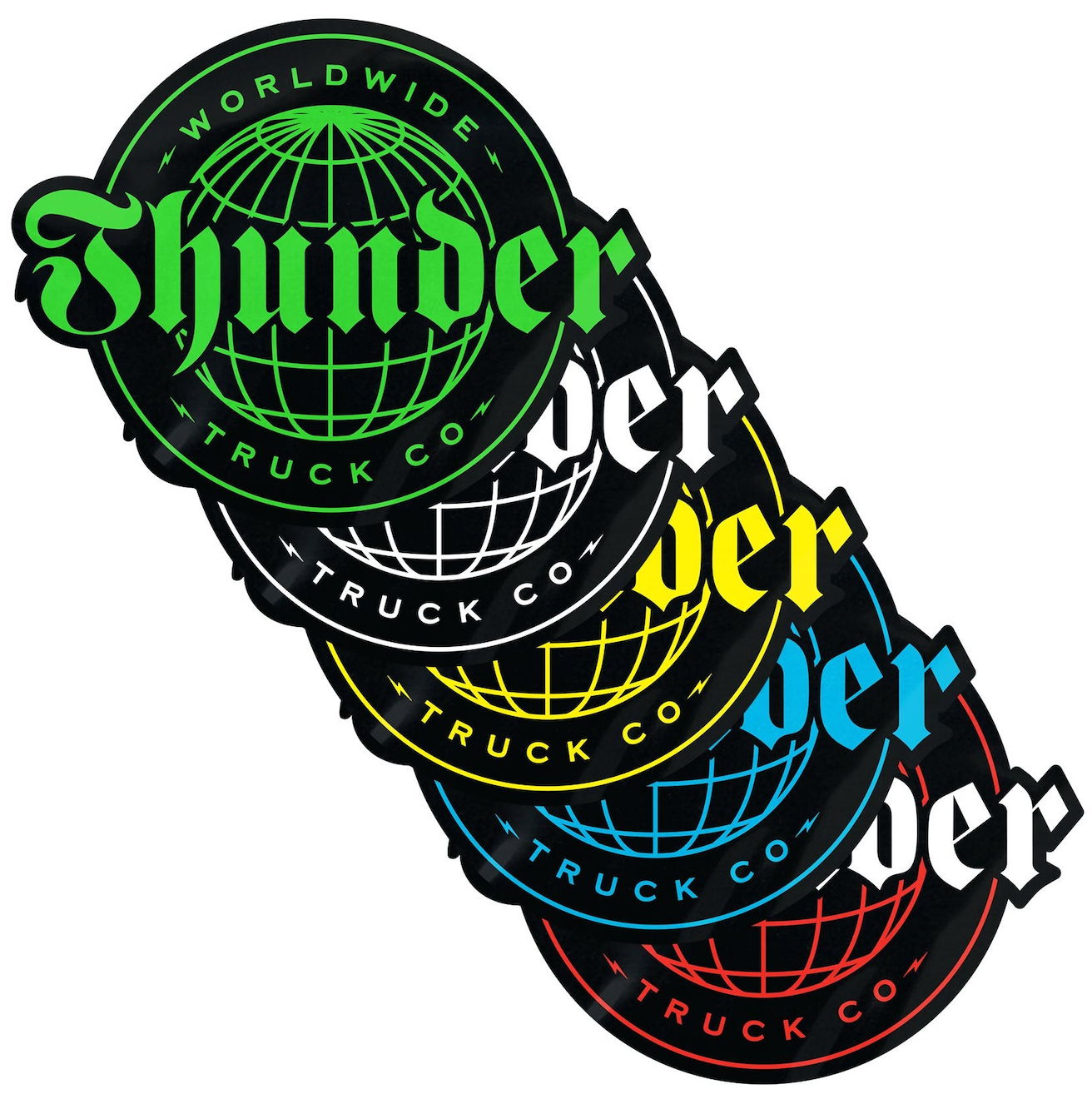 Thunder Trucks - World Wide Sticker Medium