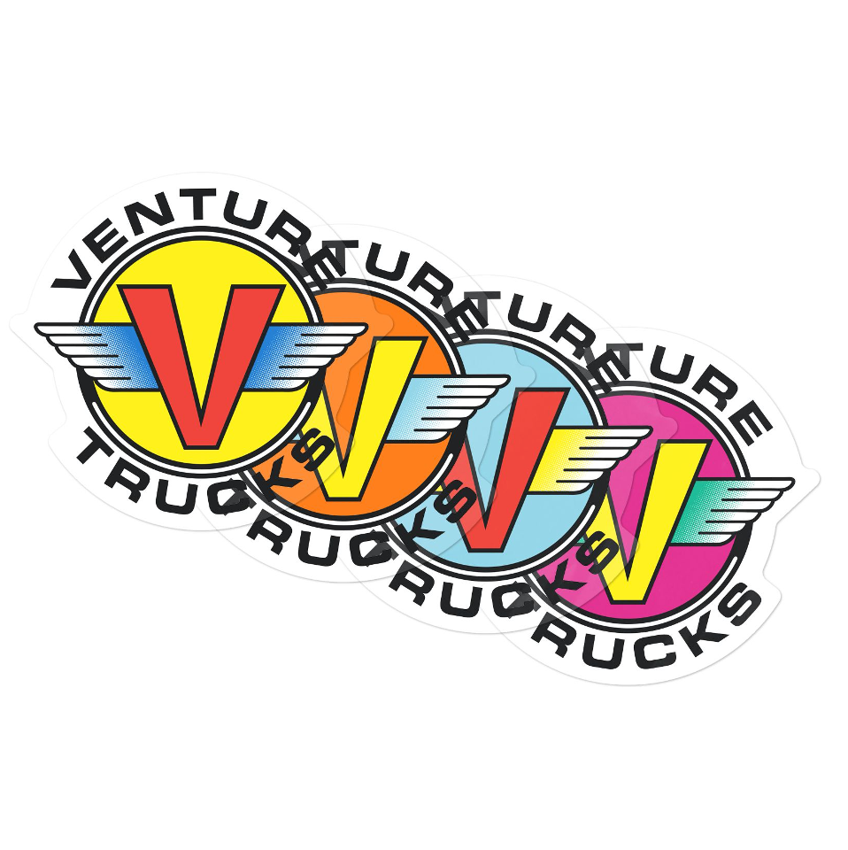 Venture Trucks - Wings Die Cut Sticker (Various Sizes)