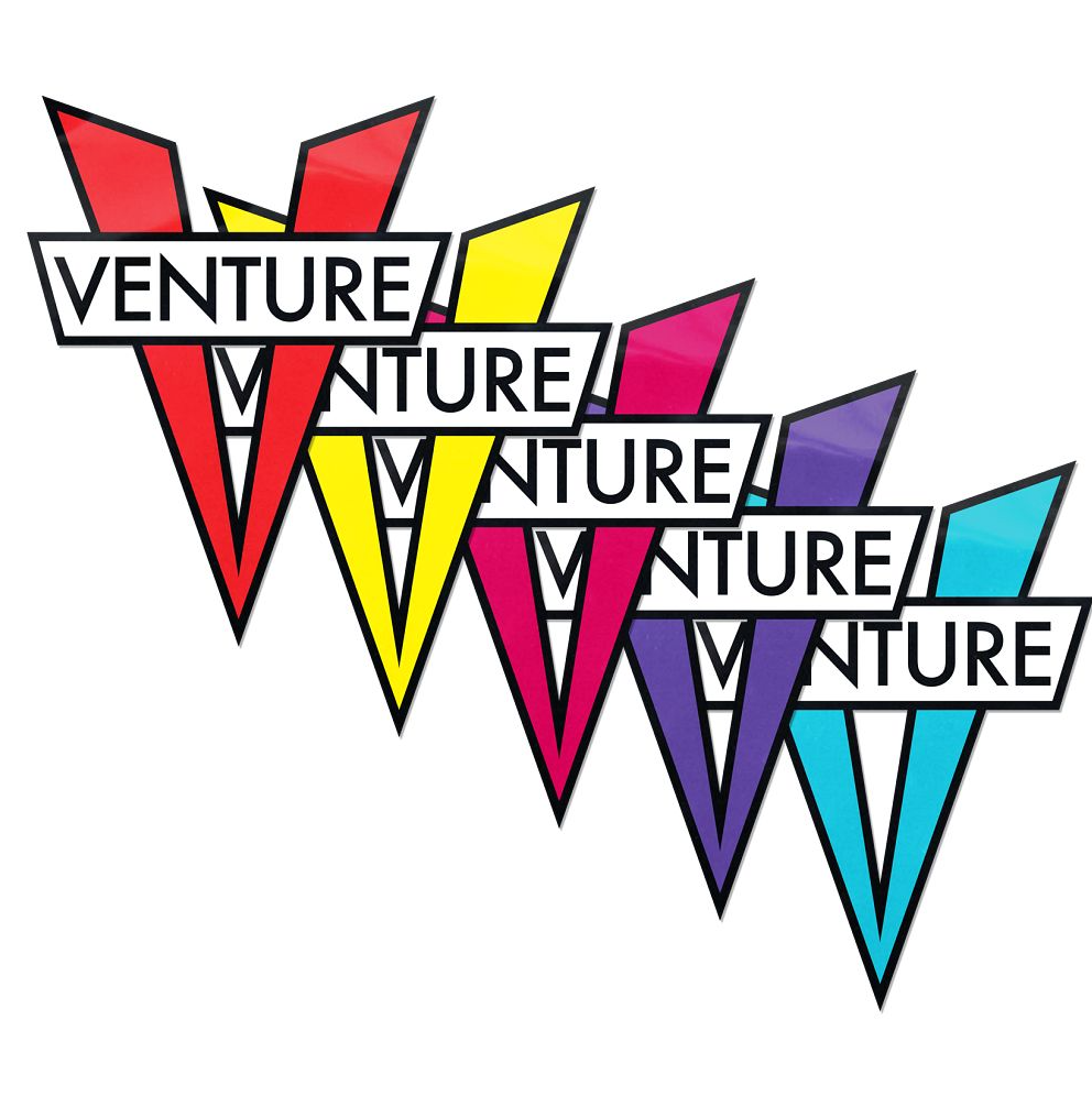 Venture Trucks - V Diecut Sticker (Various Sizes)