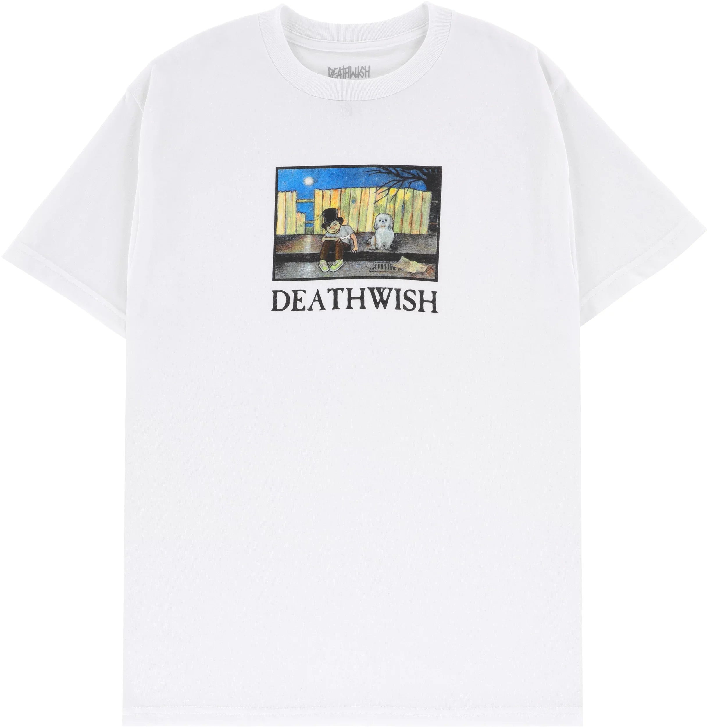 Deathwish Skateboards - Moonshadow Tee - White