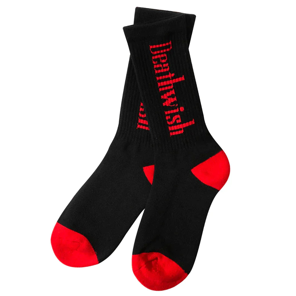 Deathwish Skateboards - Outlaw Socks - Black