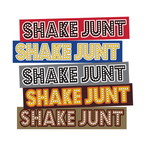 Shake Junt - Stretch Logo Stickers - 12 pack