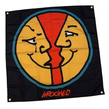 Krooked Skateboards - Moonface Lavender Banner