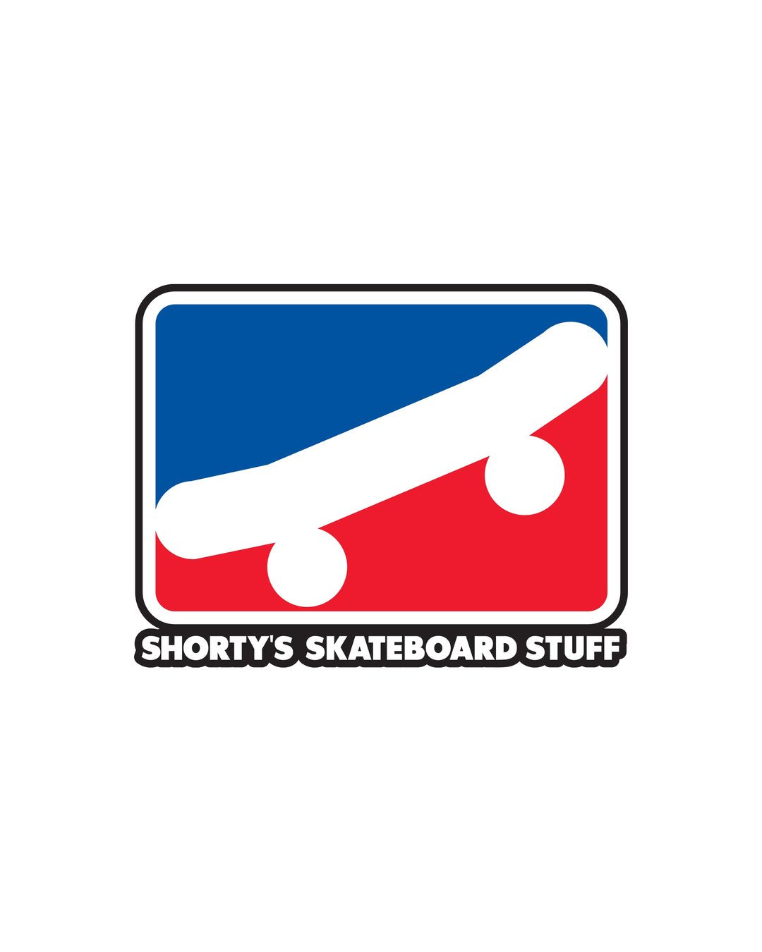 Shorty's Skate Icon 2,5" sticker - 10 PACK